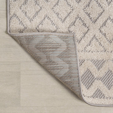 Ormond High-low Modern Trellis Geometric Area Rug